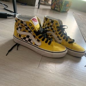 yellow sunflower vans